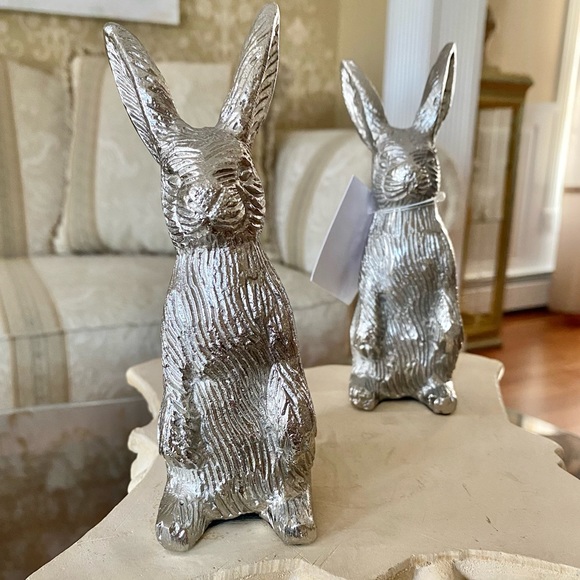 Classic Silver Bunny Figurine✨NEW✨ - Picture 2 of 8
